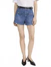Frame Button-embellished Patch-pocket Shorts In Multi