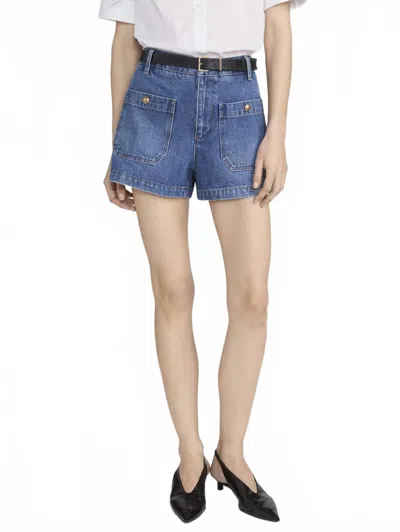 FRAME CRUISE DENIM SHORT IN BELIEF