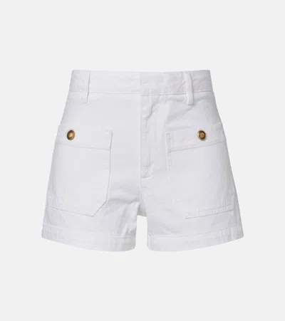 Frame Cruise Denim Shorts In White