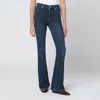 Frame High Flare Jeans Featuring Belt Loops In Blue