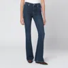 Frame High Flare Jeans Featuring Belt Loops In Blue