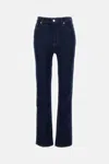 Frame Womens Le Crop Mini-bootcut Stretch-denim Jeans Stargirl In Blue