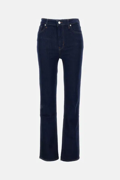 FRAME DARK BLUE PENCIL FIT JEANS