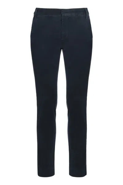 FRAME MEN DARK BLUE SLIM TROUSERS