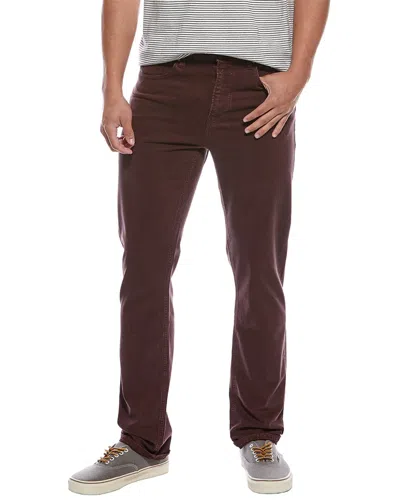 Frame Dark Burgundy Modern Straight Jean In Brown