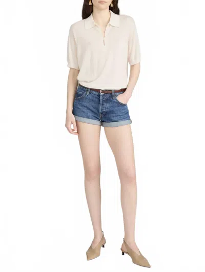 Frame Darling Shorts In Honeybee In Blue
