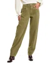 Frame Denim 90s Utility Washed Summer Sage Loose Jean In Green