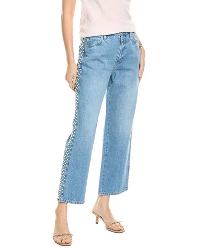 Frame Denim Atelier Le Jane Daylight Pearl Crop Jean In Blue