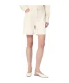 Frame Butter-coloured Denim Bermuda Shorts