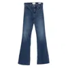 Frame Le Pixie High Flare Jeans In Blue