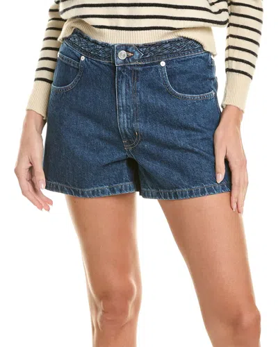 Frame Denim Braided Waistband Short In Multi