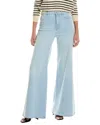 Frame Le Slim Raw Hem High Waist Palazzo Jeans