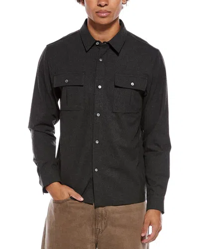 Frame Denim Classic Flannel Shirt In Animal Print