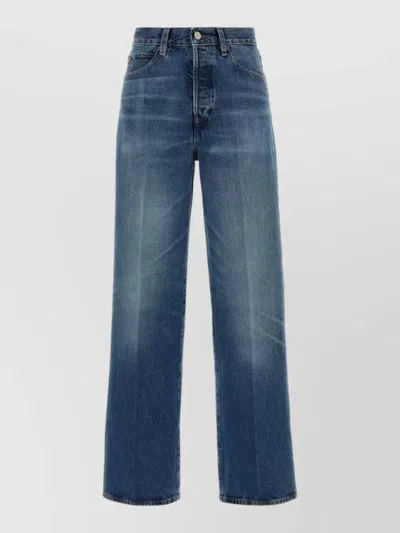 Frame Denim Collegiate Jeans Belt Loops Edition In Blue