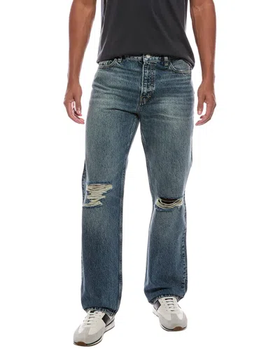 Frame Denim Coolton Destructed Relaxed Jean In Blue