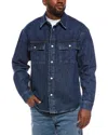 Frame Denim Denim Shirt In Blue