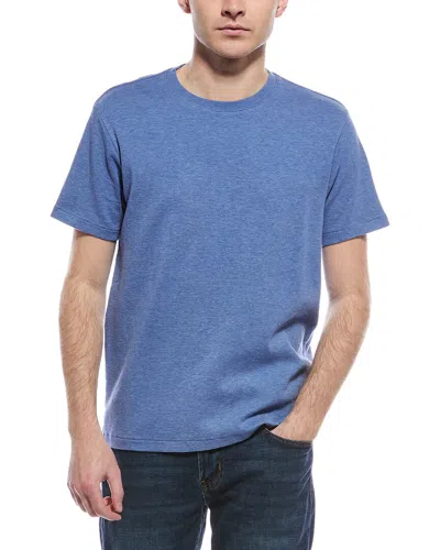 Frame Denim Duo Fold T-shirt In Blue