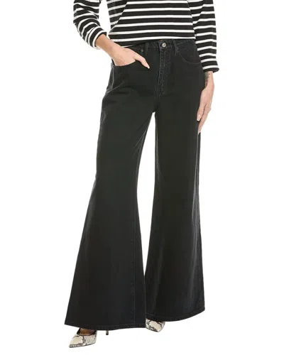 Frame Denim Easy Wide Inkwell Flare Jean In Blue