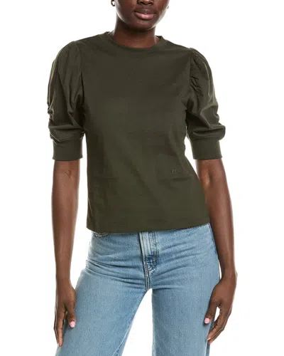 Frame Denim Frankie T Shirt In Green