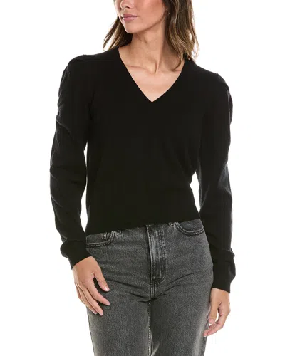 Frame Denim Frankie Wool & Cashmere-blend Sweater In Black