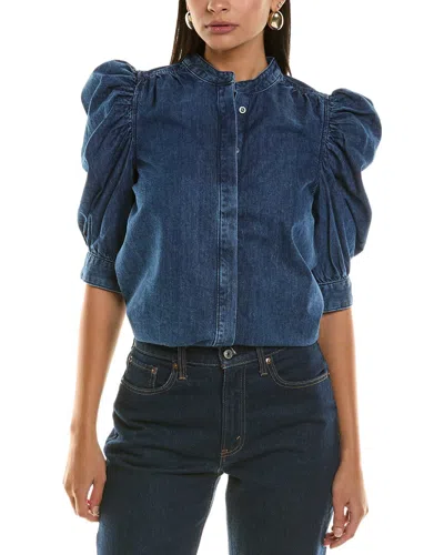 Frame Denim Gillian Top In Brown