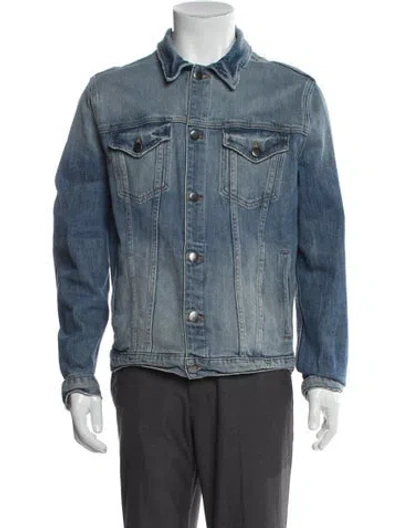 Pre-owned Frame Denim Jacket In Blue