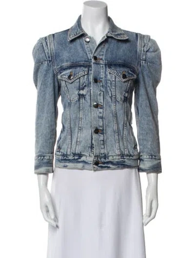 Pre-owned Frame Denim Jacket In Blue