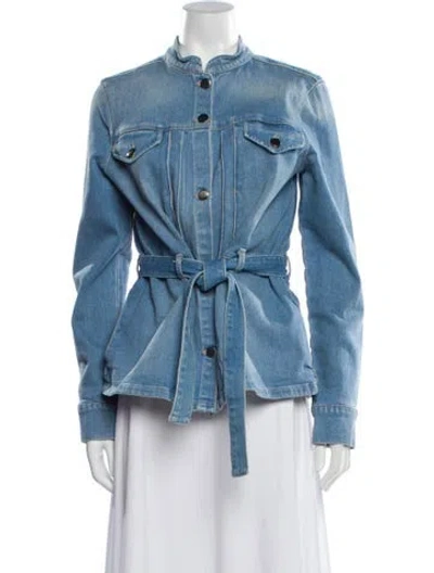 Pre-owned Frame Denim Jacket In Blue