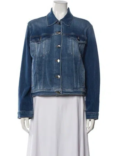 Pre-owned Frame Denim Jacket In Blue