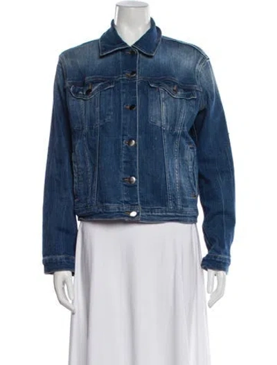 Pre-owned Frame Denim Jacket In Blue