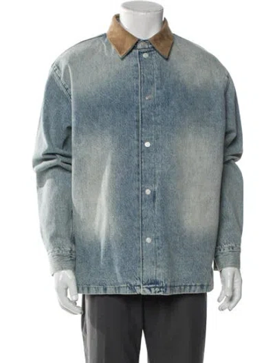 Pre-owned Frame Denim Jacket In Blue
