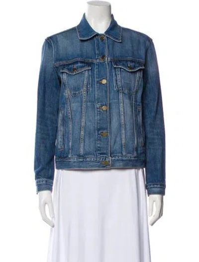 Pre-owned Frame Denim Jacket In Blue