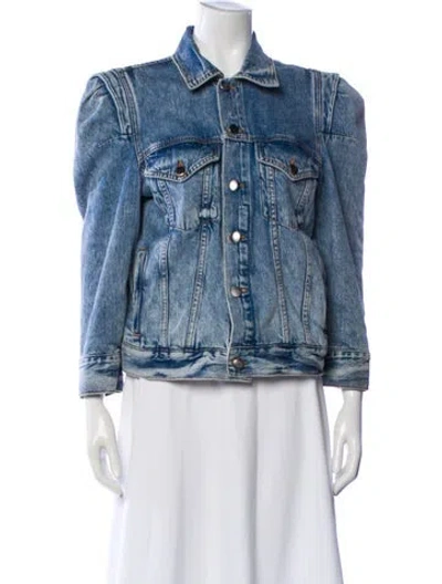 Pre-owned Frame Denim Jacket In Blue