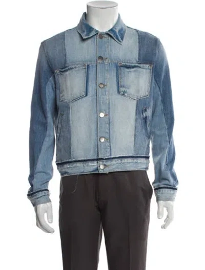 Pre-owned Frame Denim Jacket In Blue