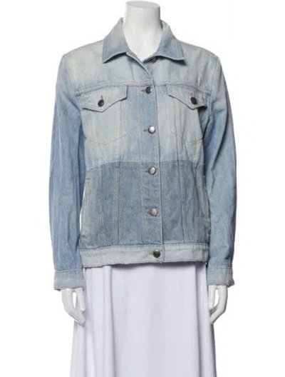 Pre-owned Frame Denim Jacket In Blue