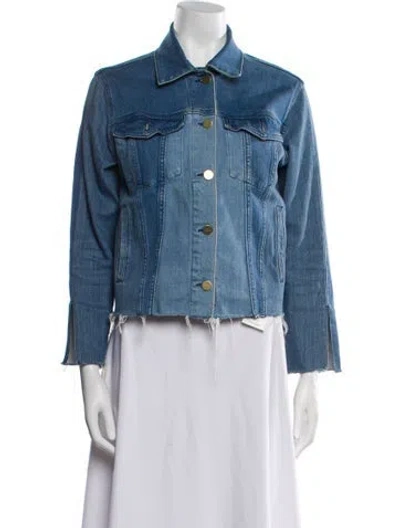 Pre-owned Frame Denim Jacket In Blue