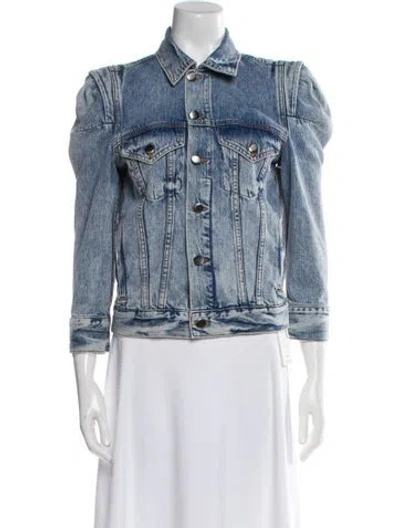 Pre-owned Frame Denim Jacket In Blue