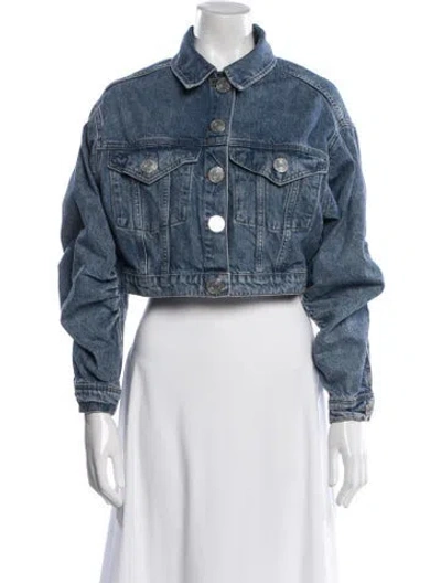 Pre-owned Frame Denim Jacket In Blue