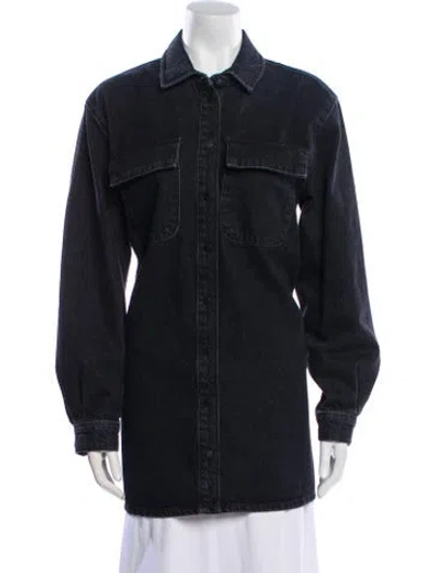 Pre-owned Frame Denim Jacket In Blue