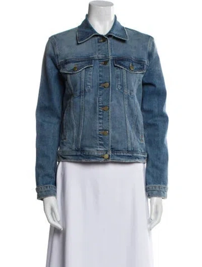 Pre-owned Frame Denim Jacket In Blue