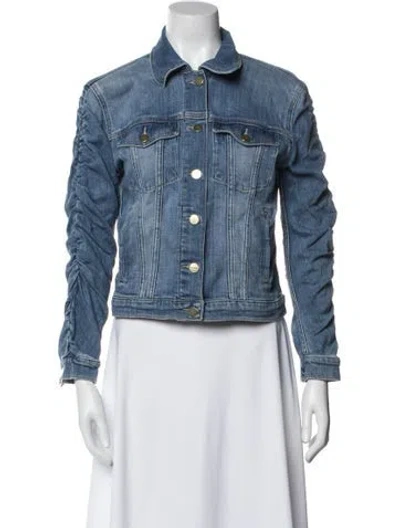 Pre-owned Frame Denim Jacket In Blue