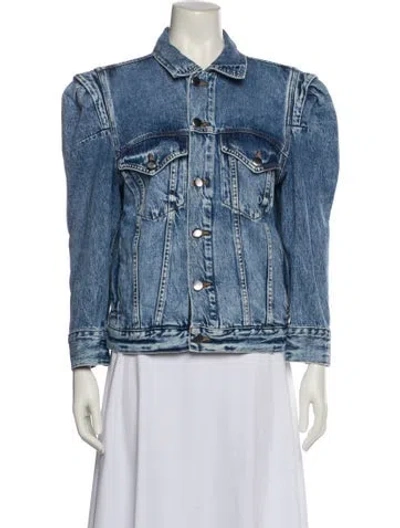 Pre-owned Frame Denim Jacket In Blue