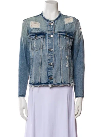 Pre-owned Frame Denim Jacket In Blue