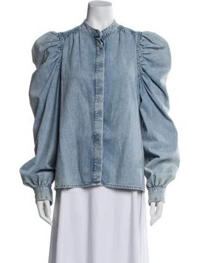 Pre-owned Frame Denim Jacket In Blue