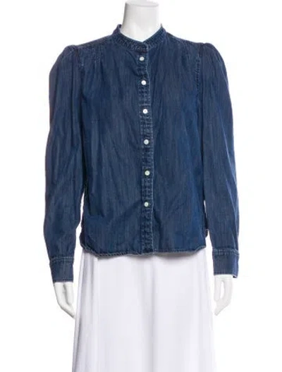 Pre-owned Frame Denim Jacket In Blue