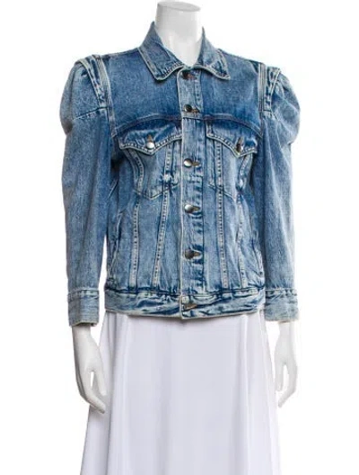 Pre-owned Frame Denim Jacket In Blue