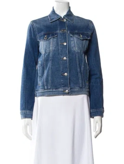 Pre-owned Frame Denim Jacket In Blue