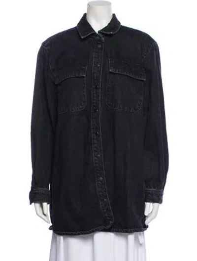 Pre-owned Frame Denim Jacket In Blue