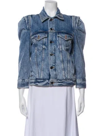 Pre-owned Frame Denim Jacket In Blue