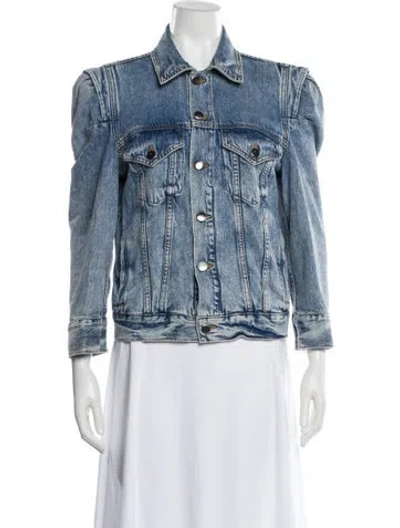 Pre-owned Frame Denim Jacket In Blue